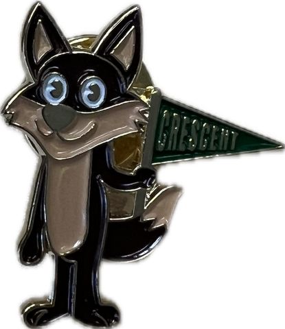 Coyote Pennant Pin